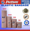 Partners Elastic bandage 4 inch x 5 yards (High Elasticity) with Hook Closure