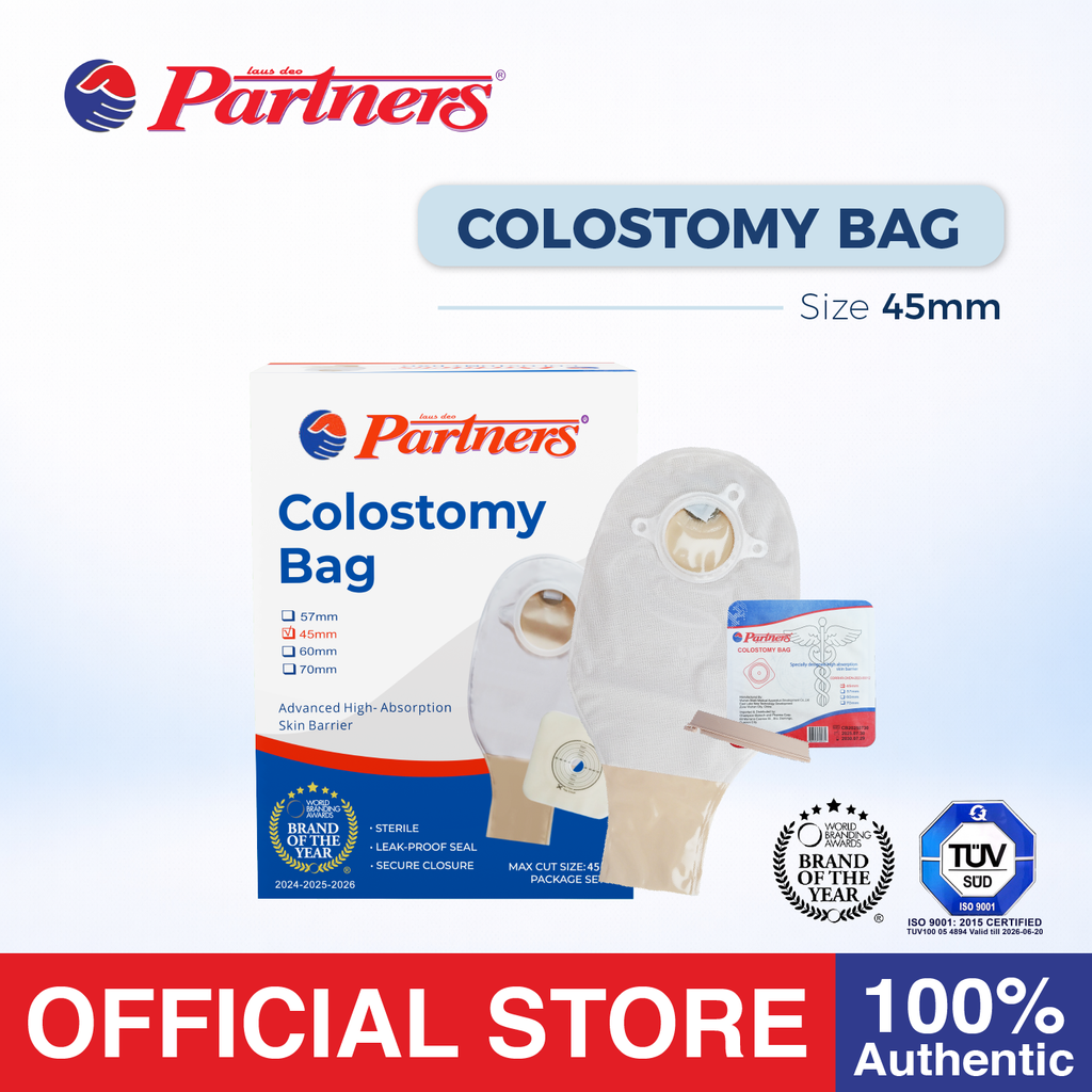 Partners Colostomy Bag 45 mm (1 Set)