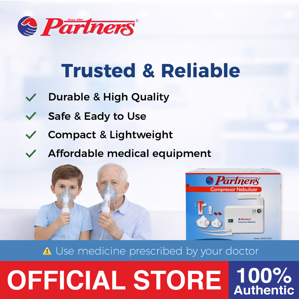 Partners Compressor Nebulizer model: A500LWD01 with Complete accessories