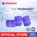 Partners Rubber Flat Tourniquet 3 Pieces (Purple)