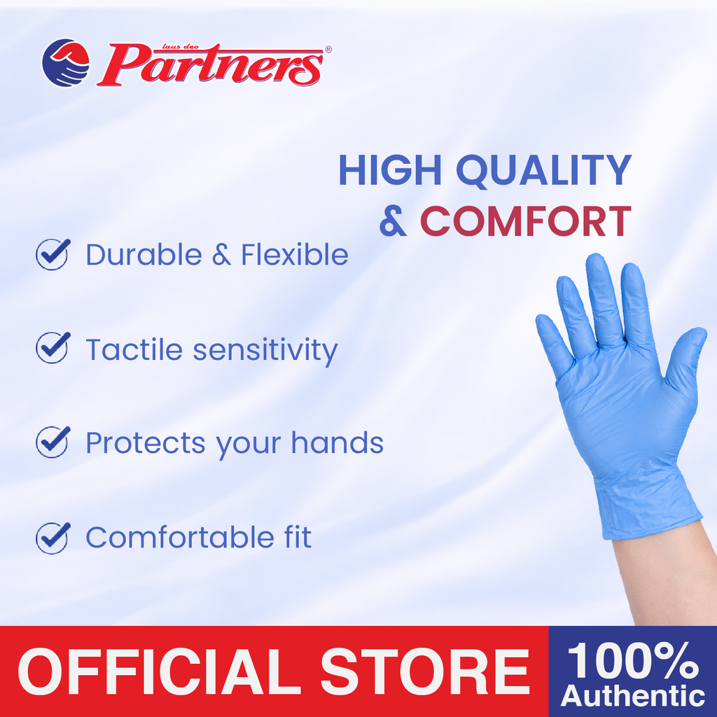 Partners Nitrile Examination Gloves