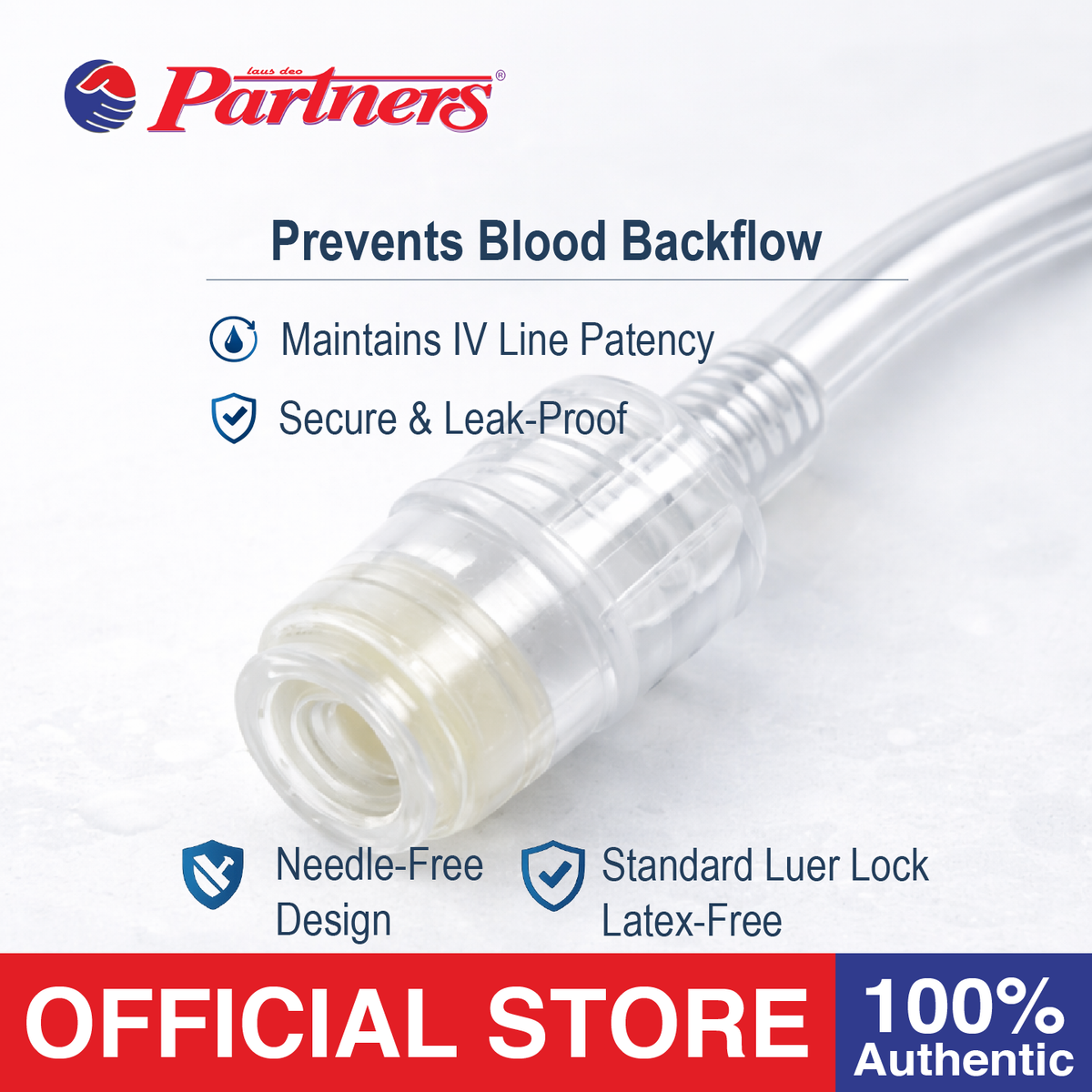 Partners Heparin Cap Standard - 10 Pieces