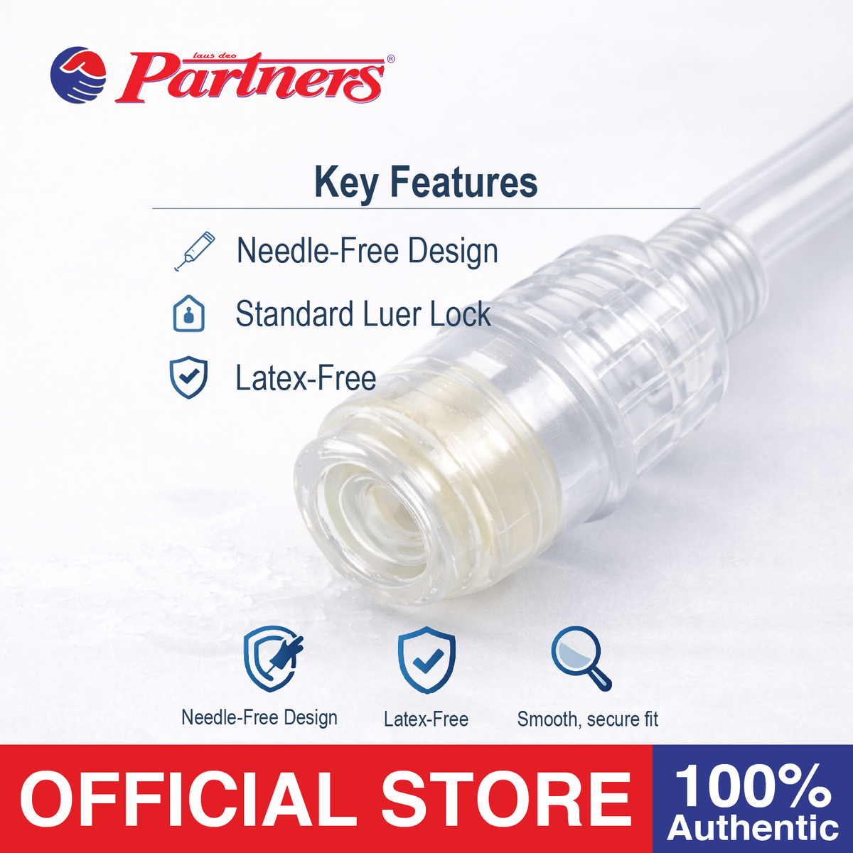 Partners Heparin Cap Standard - 10 Pieces