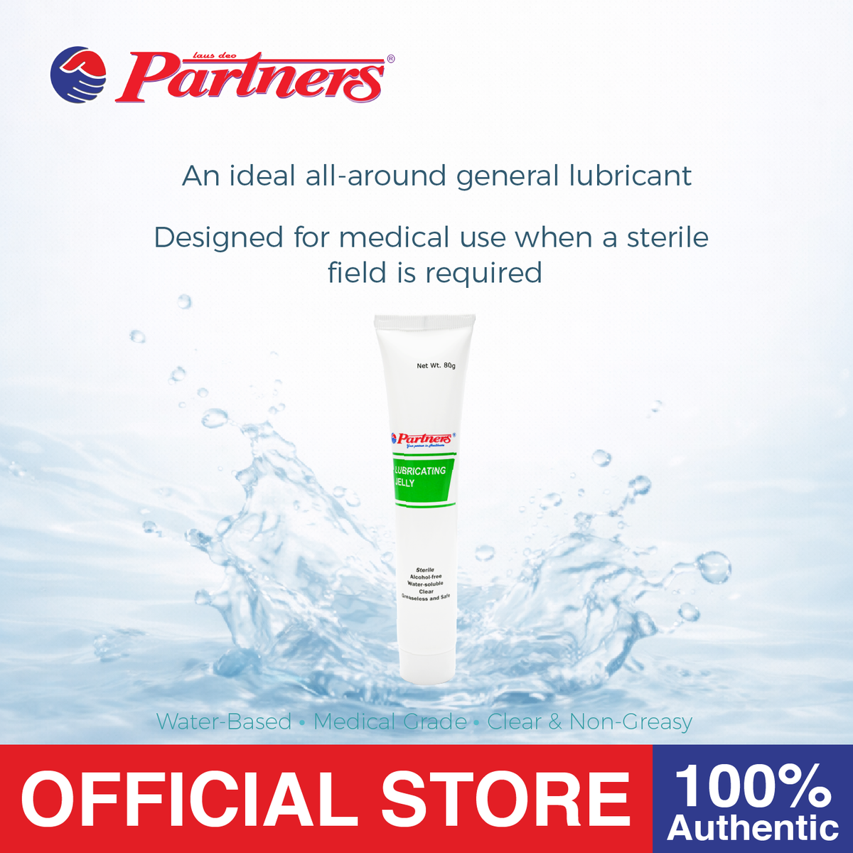 Partners Lubricating Jelly - 80g