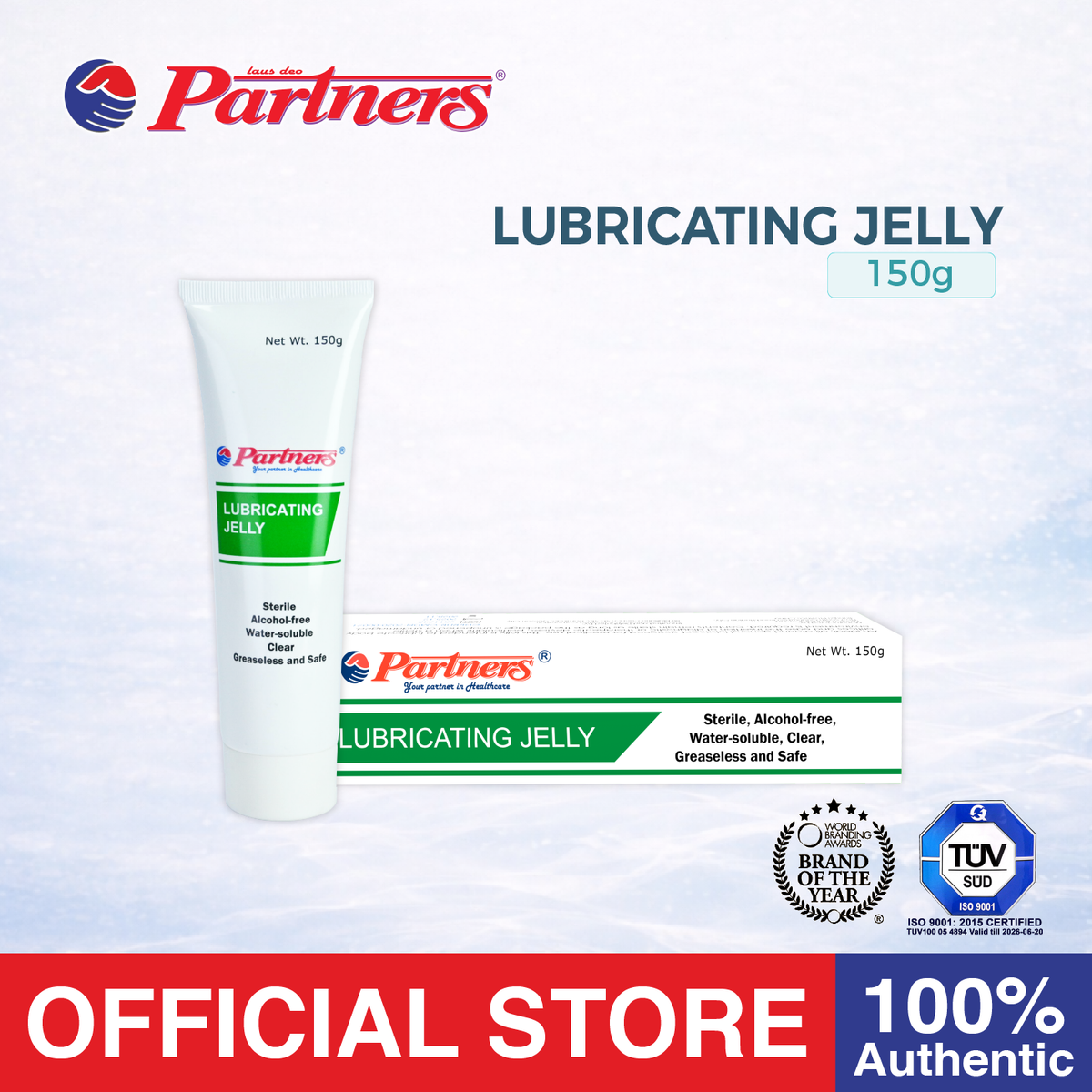 Partners Lubricating Jelly - 150 grams