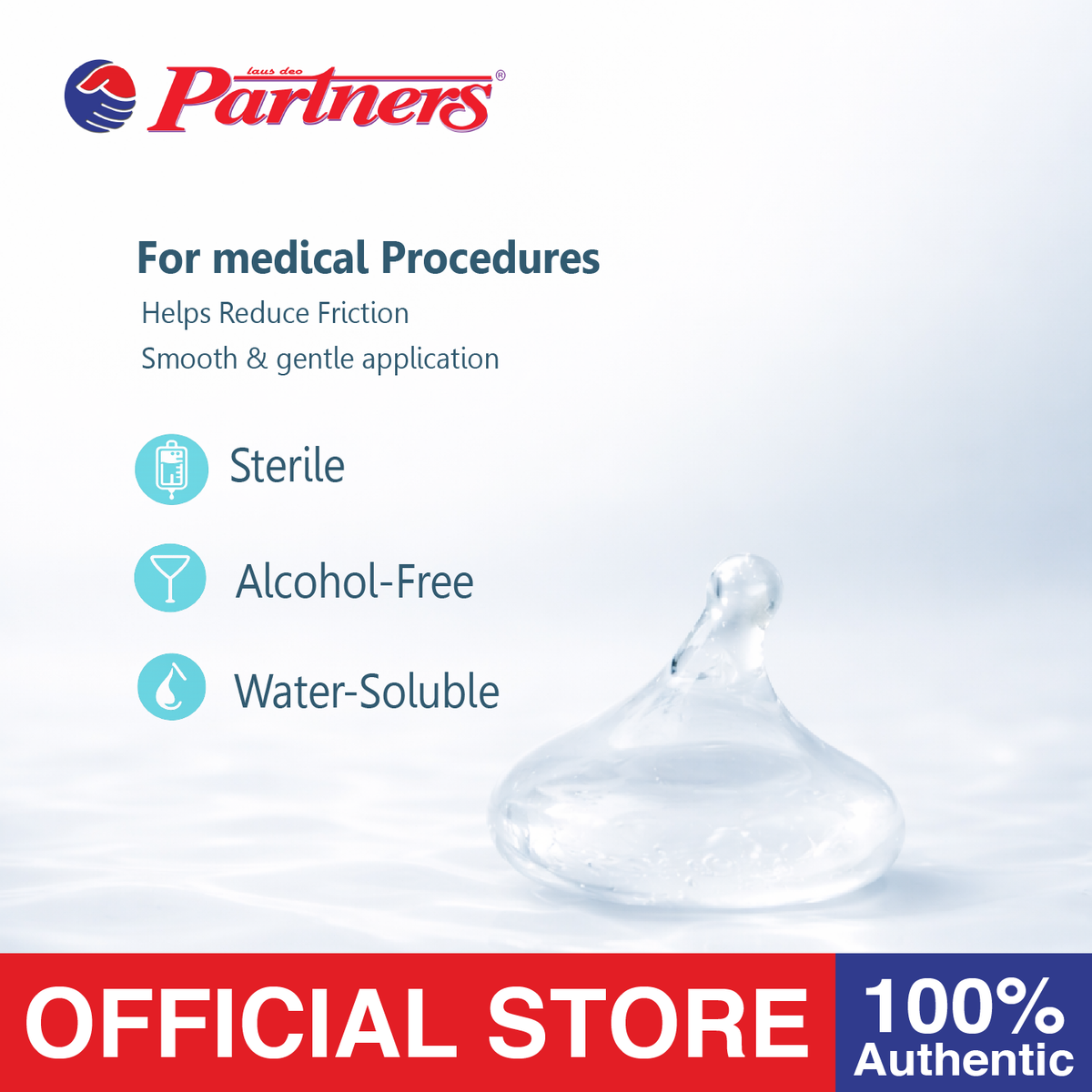Partners Lubricating Jelly - 5 grams (10 pcs)
