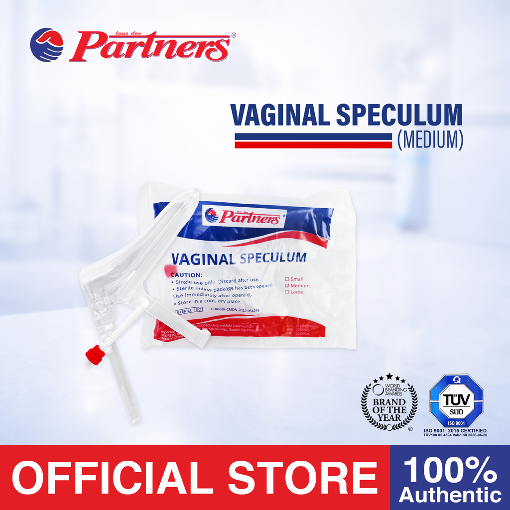 Partners Vaginal Speculum (MEDIUM) - 1 piece