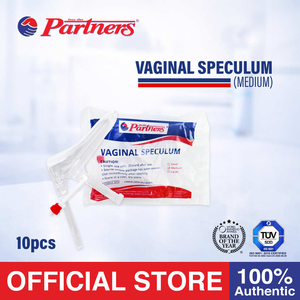 Partners Vaginal Speculum (MEDIUM) -10 pieces