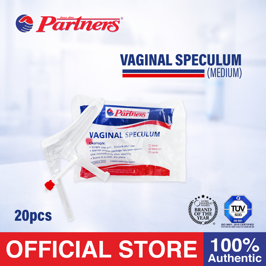Partners Vaginal Speculum (MEDIUM) - 20 pieces