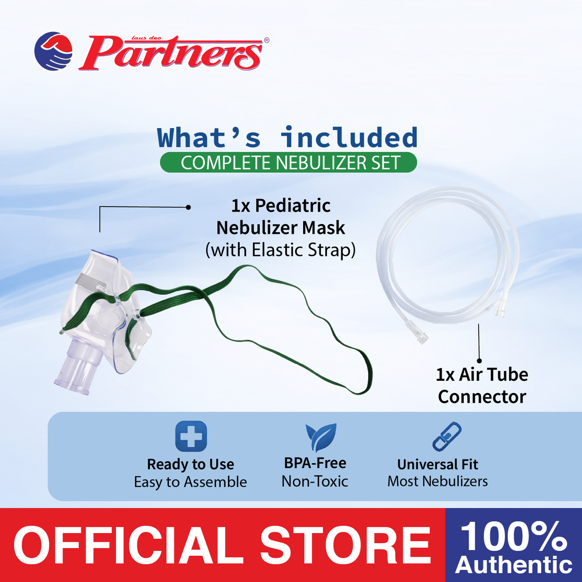 Partners Nebulizer Kit with Mask Adult