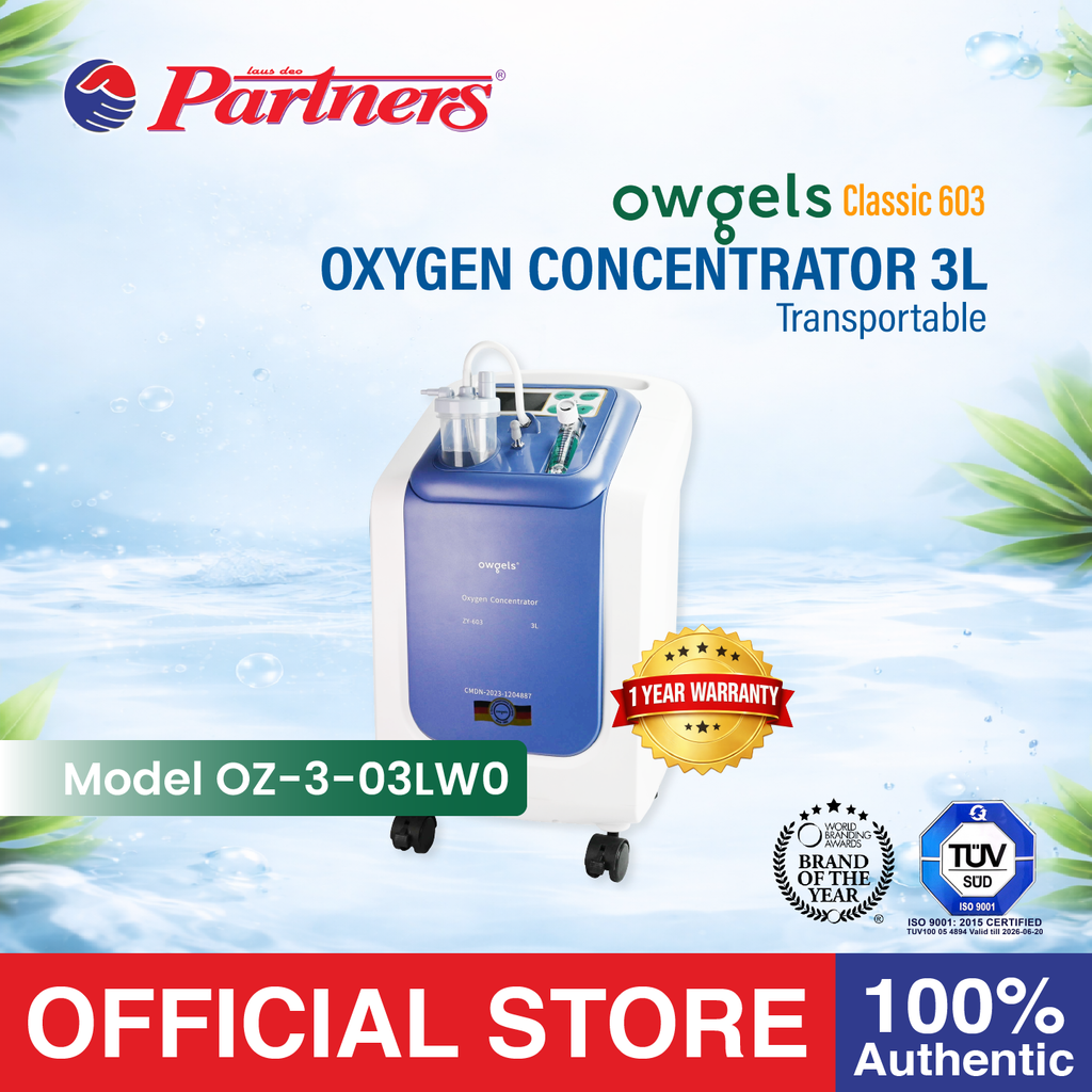Owgels Classic 603 Transportable Oxygen Concentrator (3 Liters)