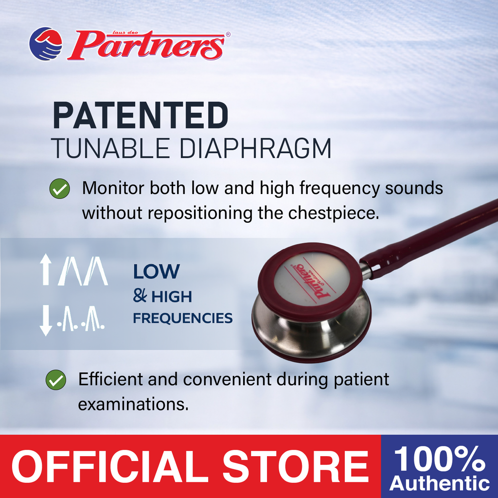 Partners Stethoscope Littmann- Type Pedia ( Magenta )