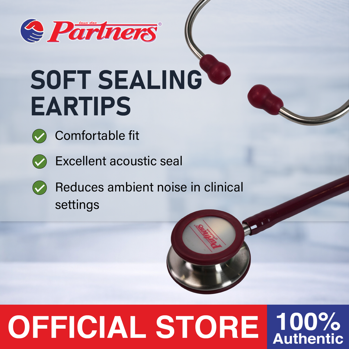 Partners Stethoscope Cardio ( Magenta )