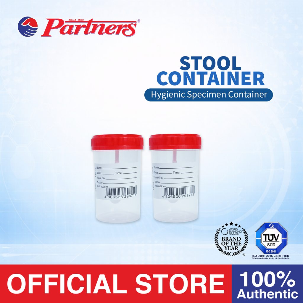 Partners Urine Container 60ml - 2 Pieces