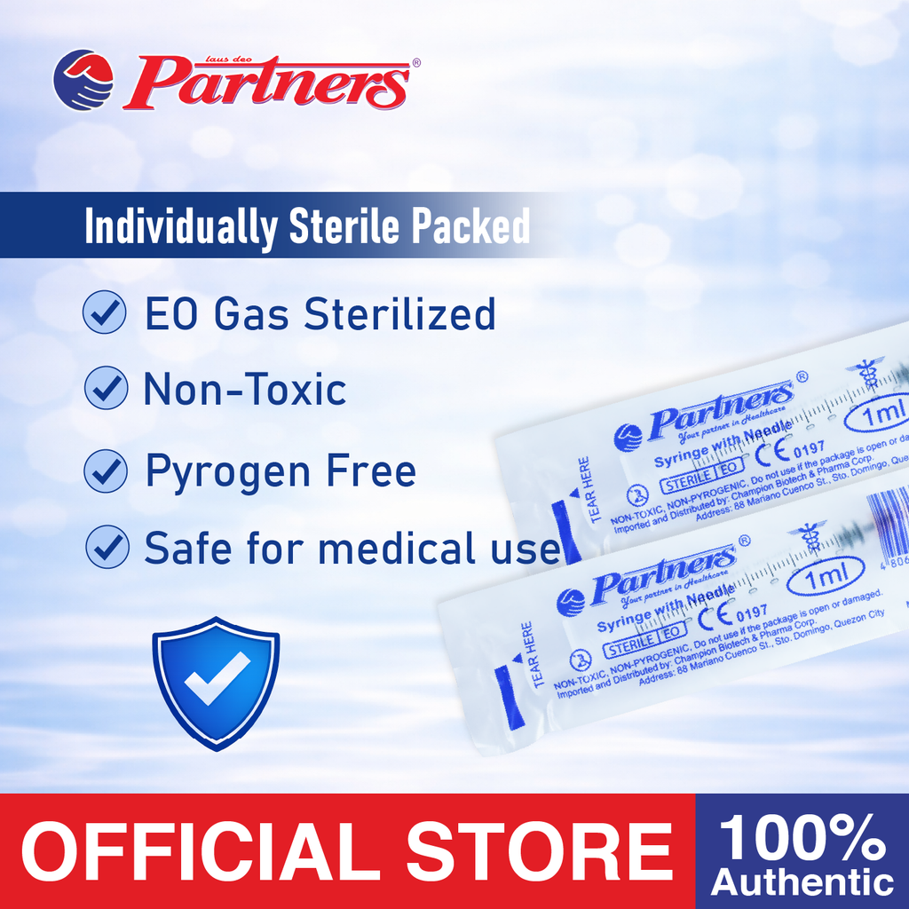 Partners Disposable Syringe - 1 pc