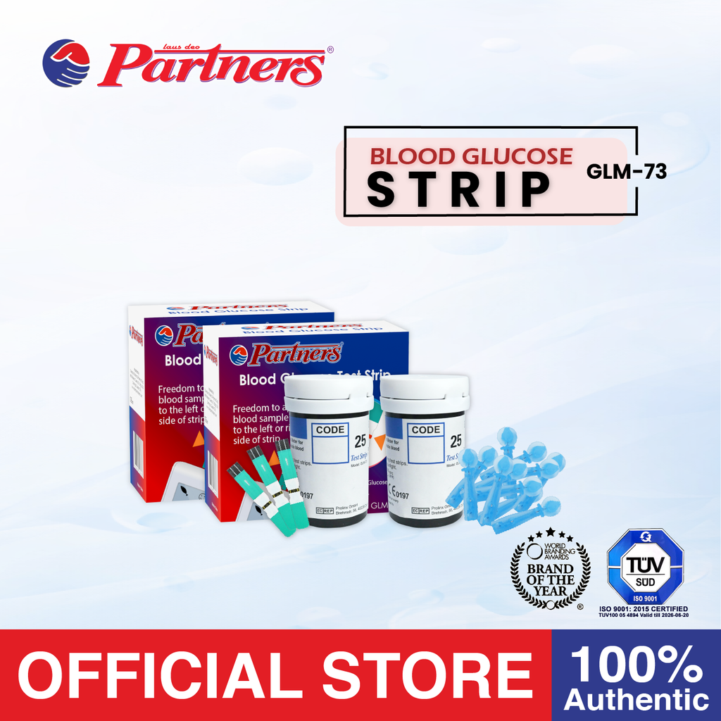Partners Glucoleader Value Blood Glucose Test Strip - 2 boxes