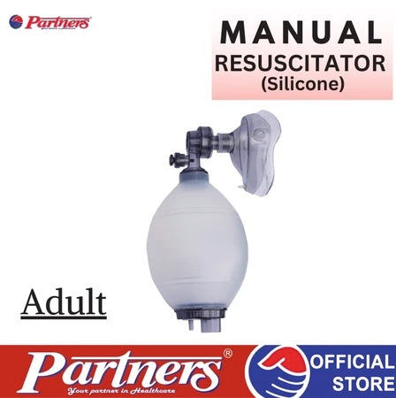 Partners Manual Resuscitator ADULT (Silicone)