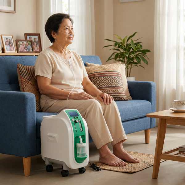 Owgels Transportable Oxygen Concentrator with a Nebulizer Function 1L Model: ZY-803 (OZ-1-01AO0)