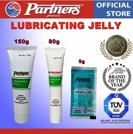 Partners Lubricating Jelly - 5 grams (10 pcs)