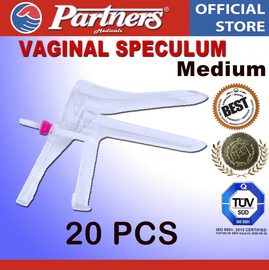 Partners Vaginal Speculum (MEDIUM) - 20 pieces