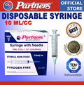 Partners Syringe 10 ml/cc Disposable - Luer Lock ( 10 PIECES )