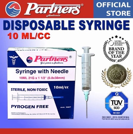 Partners Disposable Syringe - 1 pc