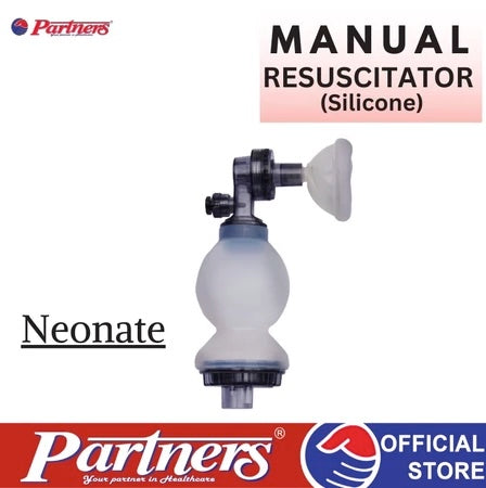 Partners Manual Resuscitator NEONATE/INFANT (Silicone)