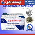 Partners Syringe 1 ml/cc Disposable - Luer Slip ( 10 PIECES )
